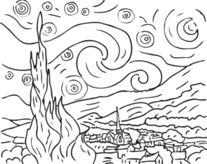 Disegno di mandala da stampare e colorare 1116