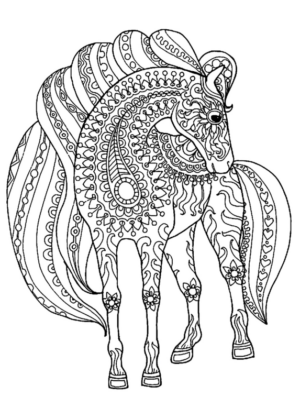 Disegno di mandala da stampare e colorare 11