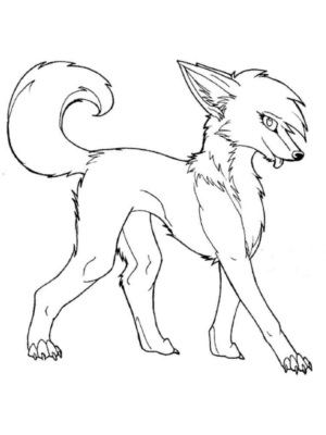 Disegno di volpe da stampare e colorare 65