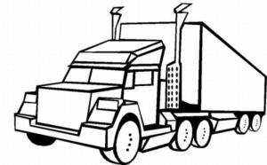 Disegno di mezzo da lavoro da stampare e colorare 6