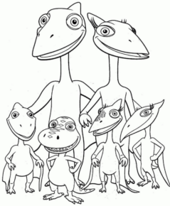 Disegno di Pterodattilo da stampare e colorare
