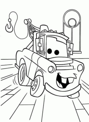 Disegno di Cars da stampare e colorare 262