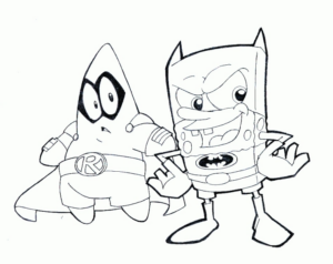 Disegno di Spongebob da stampare e colorare 60