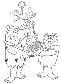 Disegno di Flinstones da stampare e colorare 32