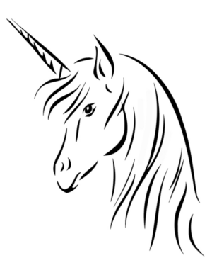 Disegno di unicorno da stampare e colorare 166