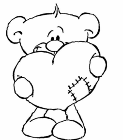 Disegno di San Valentino da stampare e colorare 129 Disegno di San Valentino da stampare e colorare 129