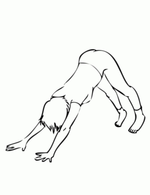 Disegno di ginnastica da stampare e colorare 8