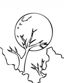 Disegno di albero da stampare e colorare 89