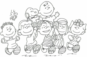 Disegno di Snoopy da stampare e colorare 57