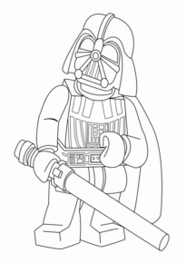 Disegno di LEGO Star Wars da stampare e colorare 1
