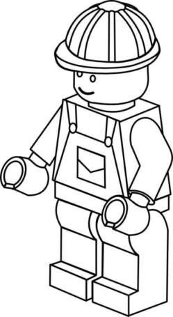 Disegno di LEGO City da stampare e colorare