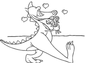 Disegno di San Valentino da stampare e colorare 107