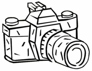 Disegno di fotocamera da stampare e colorare 5