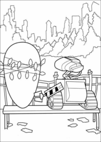Disegno di Wall-E da stampare e colorare 11
