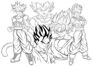 Disegno di Dragon Ball da stampare e colorare 135