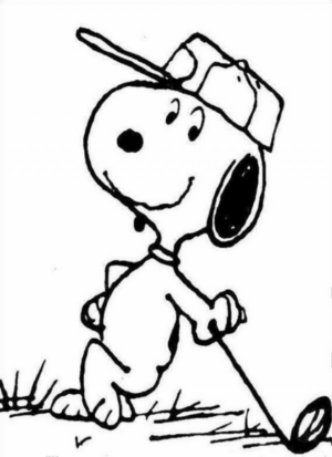 Disegno di Snoopy da stampare e colorare 68