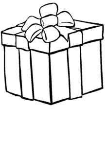 Disegno di regalo da stampare e colorare 8