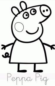 Disegno di Peppa Pig da stampare e colorare 29