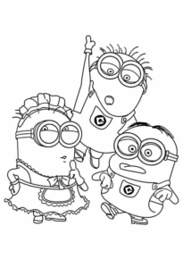 Disegno di Cattivissimo me – Minions da stampare e colorare 66 Disegno di Cattivissimo me – Minions da stampare e colorare 66