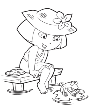 Disegno di Dora l’esploratrice da stampare e colorare 26 Disegno di Dora l’esploratrice da stampare e colorare 26