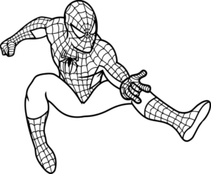 Disegno di Spiderman da stampare e colorare 28