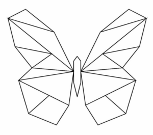 Disegno di farfalla da stampare e colorare 44