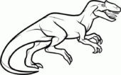 Disegni di Velociraptor da colorare