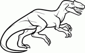 Disegno di Velociraptor da stampare e colorare 11
