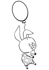Disegno di palloncino da stampare e colorare 39