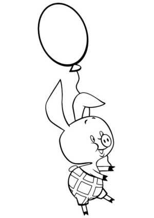 Disegno di palloncino da stampare e colorare 39