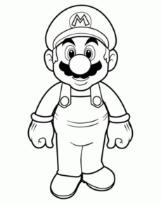 Disegno di Super Mario da stampare e colorare 75