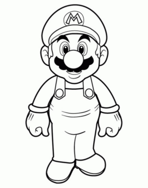 Disegno di Super Mario da stampare e colorare 75