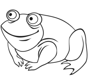 Disegno di rana da stampare e colorare 32