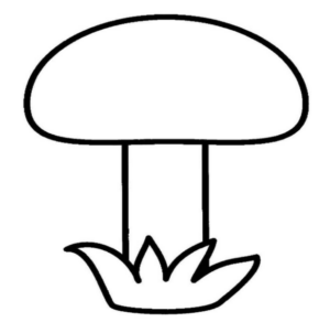 Disegno di fungo da stampare e colorare 15