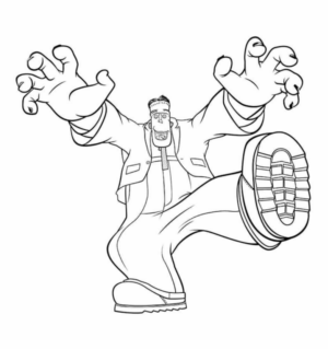 Disegno di Frankenstein da stampare e colorare 30