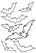 Disegni di Pipistrelli da colorare