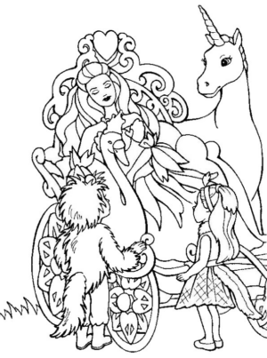 Disegno di unicorno da stampare e colorare 125
