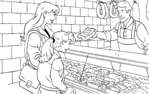 Disegno di commerciante da stampare e colorare 5