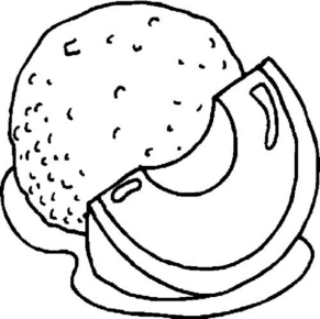Disegno di mango da stampare e colorare 3