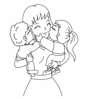 Disegno di bambino da stampare e colorare 203
