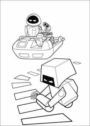 Disegno di Wall-E da stampare e colorare 52