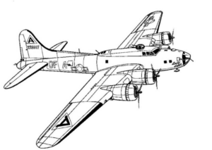 Disegno di aereo militare da stampare e colorare 20
