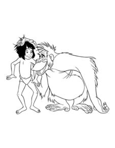 Disegno di Il libro della giungla da stampare e colorare 22