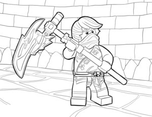 Disegno di Ninja Go da stampare e colorare 24