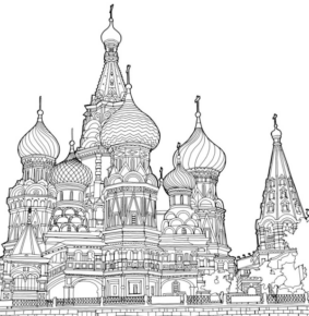 Disegno di monumento famoso da stampare e colorare 32