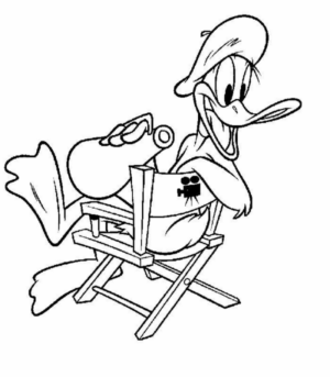 Disegno di Paperino da stampare e colorare 123