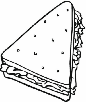 Disegno di fast food da stampare e colorare 44