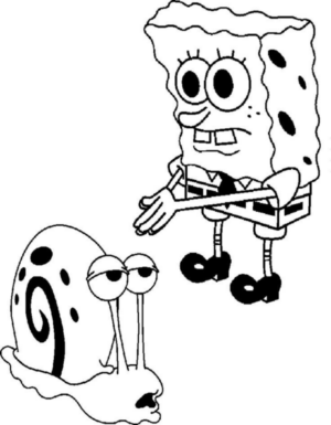 Disegno di Spongebob da stampare e colorare 35