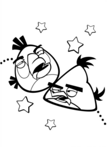 Disegno di Angry birds da stampare e colorare 82