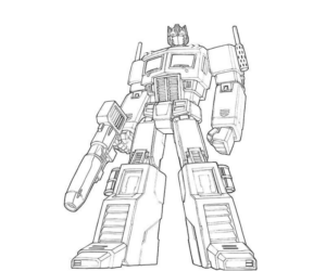 Disegno di Transformers da stampare e colorare 19
